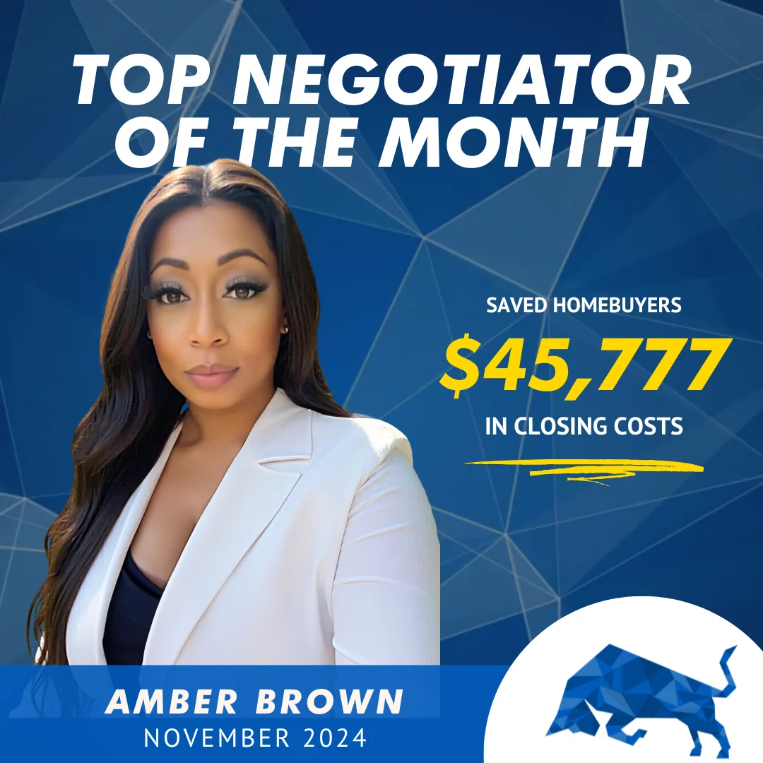 Congratulations to Amber Brown: November’s Top Negotiator in Jacksonville