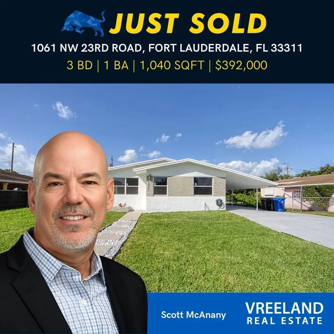Sold! 1061 NW 23rd Road, Fort Lauderdale, FL 33311