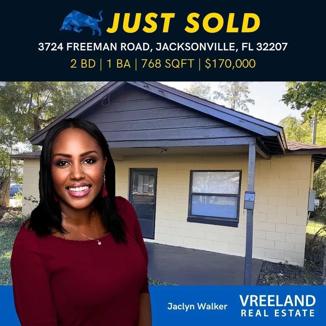 Sold! 3724 Freeman Road, Jacksonville, FL 32207