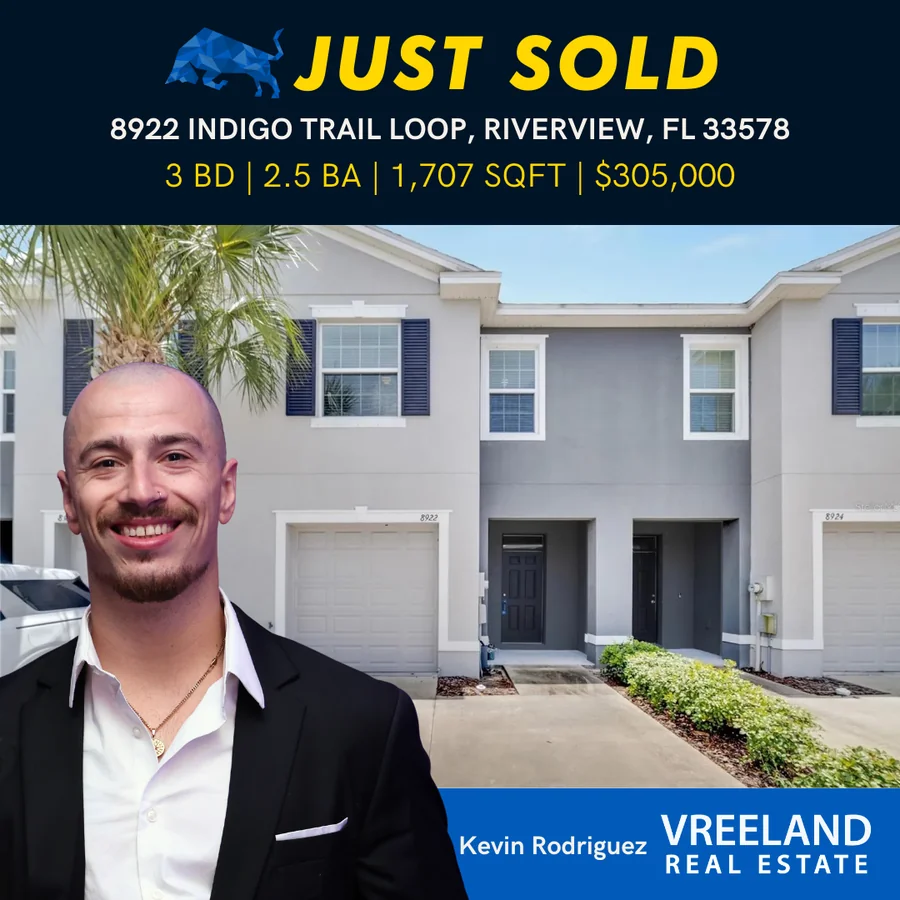 Just Sold - 8922 Indigo Trail Loop, Riverview, FL 33578
