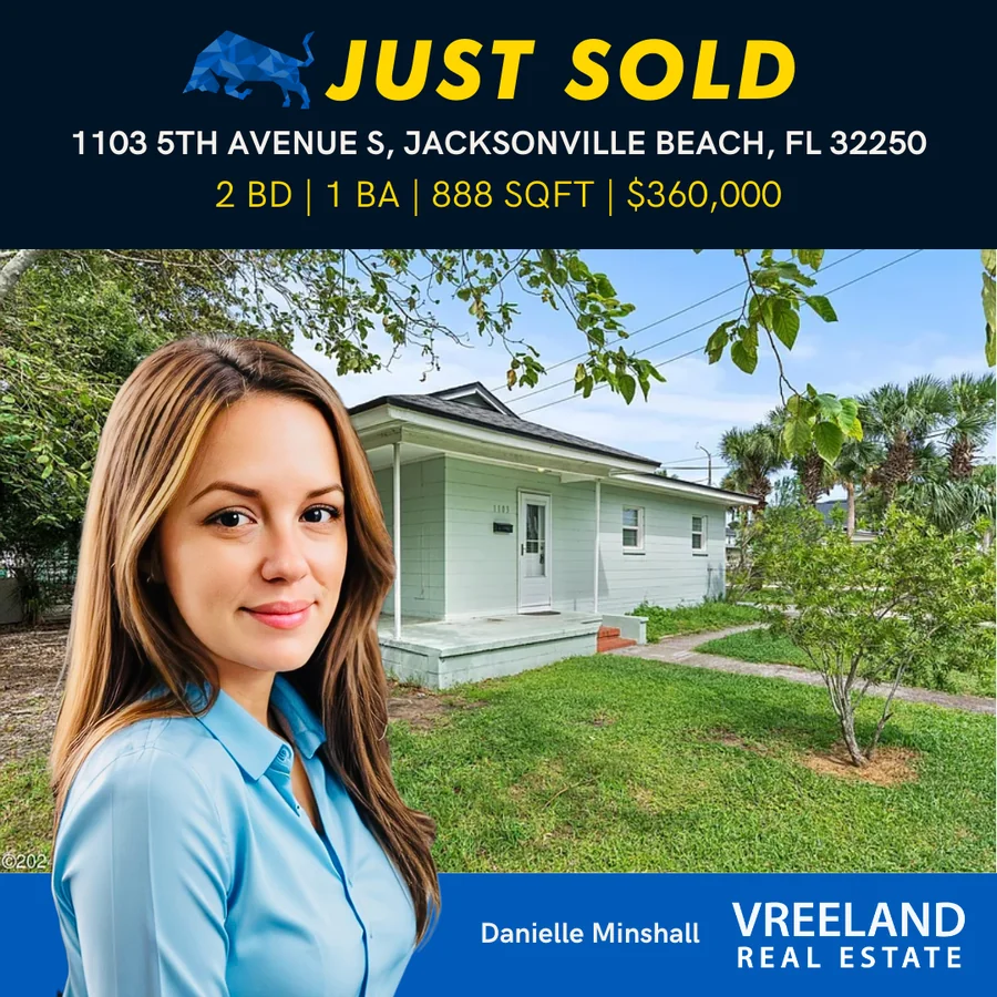 Just Sold - 1103 5TH Avenue S, Jacksonville Beach, FL 32250