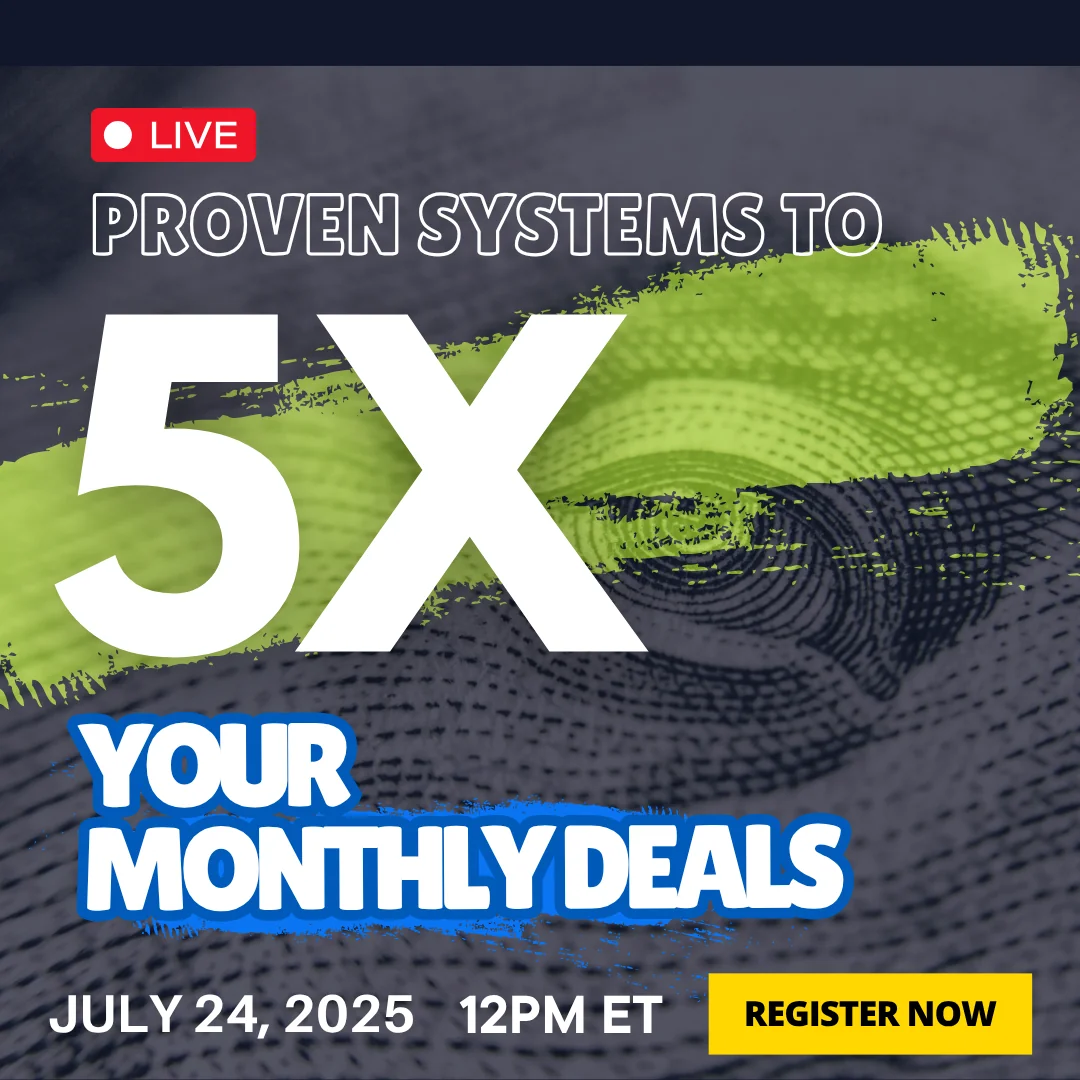 Proven Systems to Grow Your Real Estate Business from 1 Deal to 5 Deals a Month