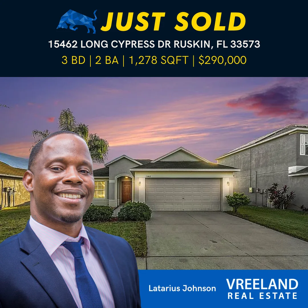 Sold: 15462 Long Cypress Dr, Ruskin, FL