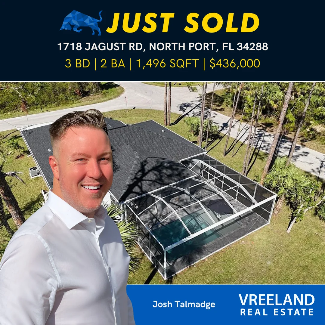 Sold! 1718 Jagust Road, North Port, FL 34288 – A Perfect Place to Call Home