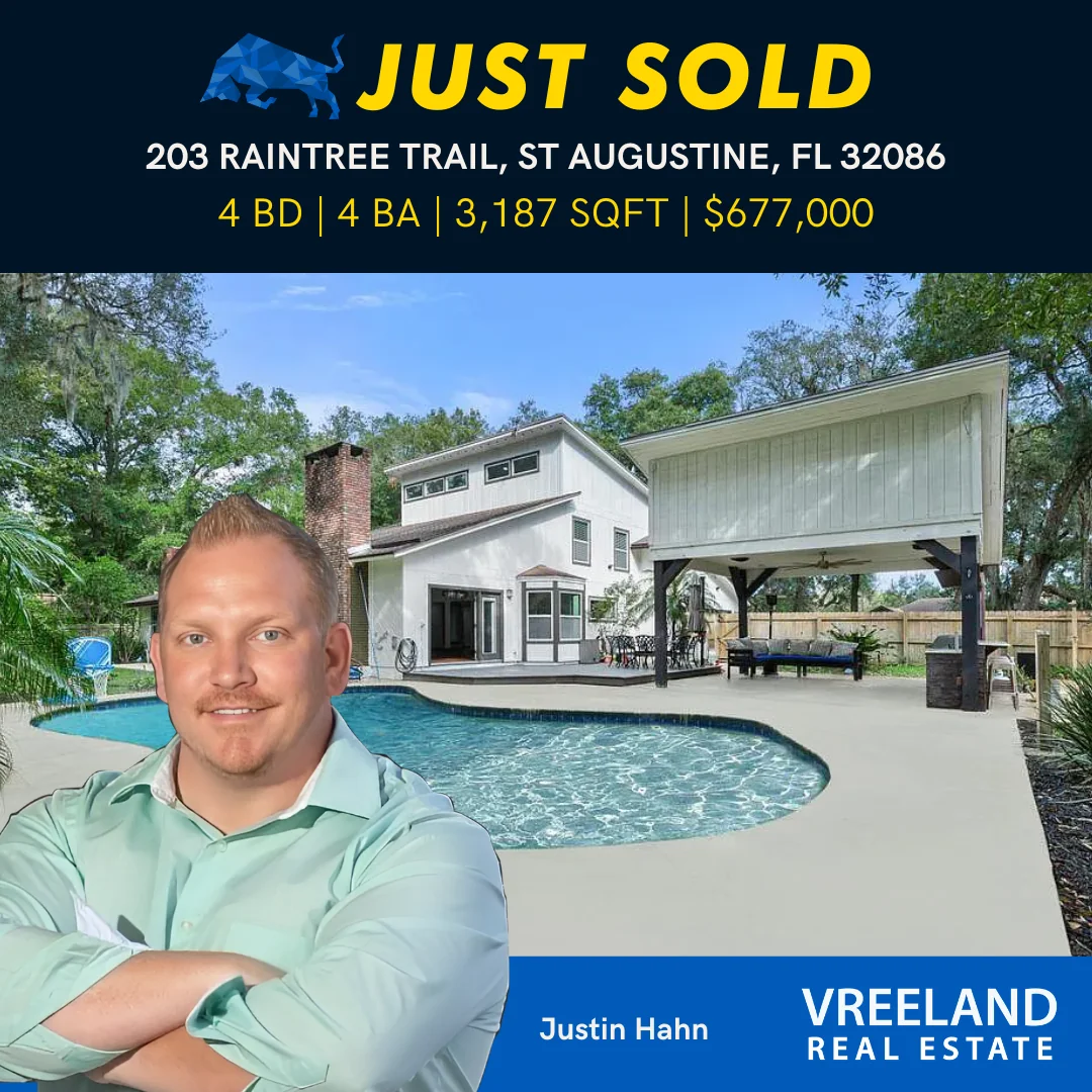 Sold: 203 Raintree Trail, St. Augustine, FL