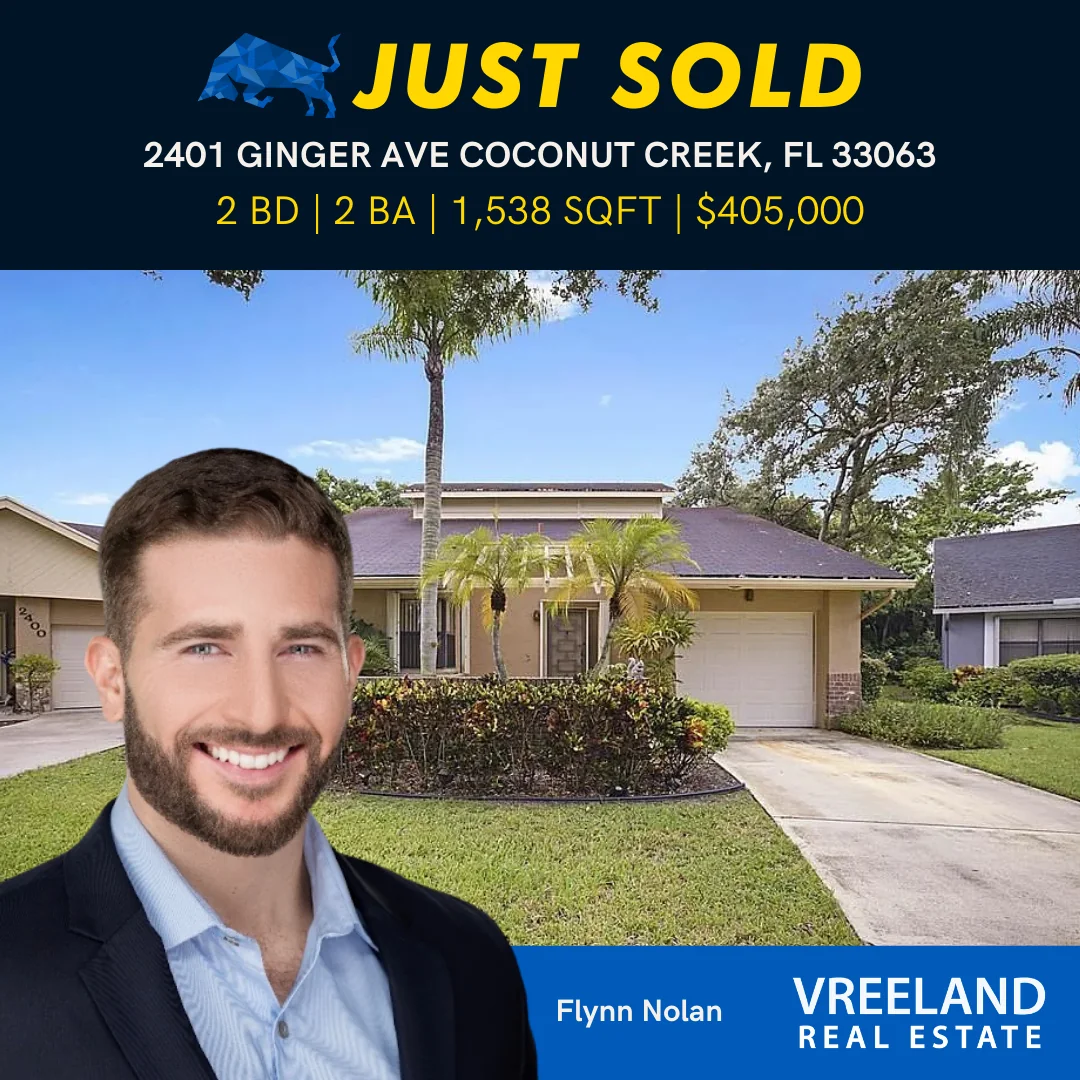 Sold! 2401 Ginger Avenue, Coconut Creek, FL 33063 – A Stunning South Florida Home