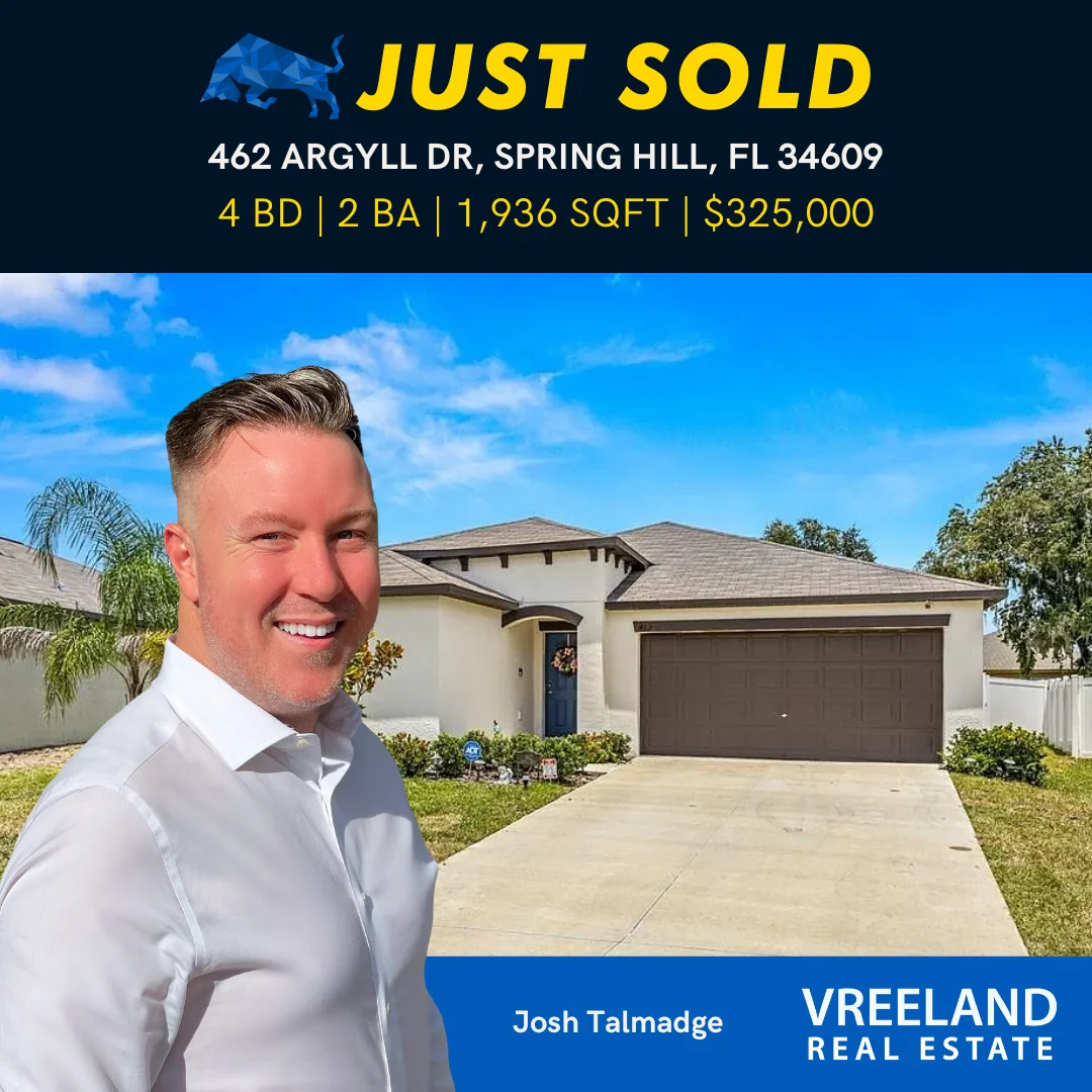 SOLD: 4-Bedroom Modern Home in Avalon, Spring Hill, FL – 462 Argyll Dr