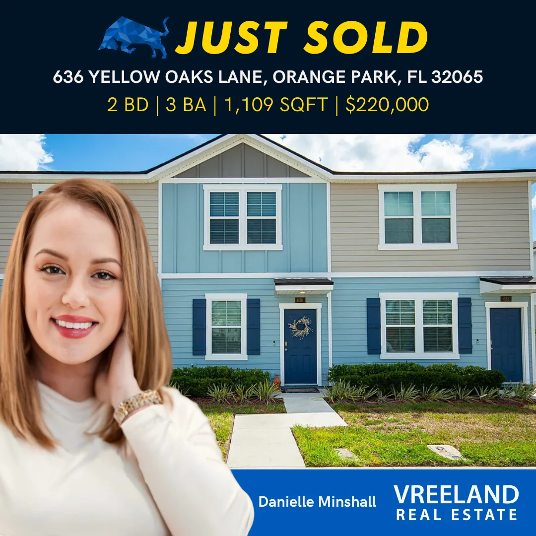 SOLD: 2 Bedroom Home in Orange Park, FL Near Oakleaf Shopping Center – 636 Yellow Oaks Ln