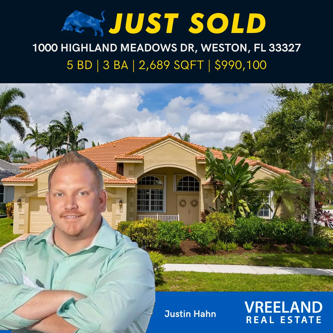 Recent Home Sales in Florida: Vreeland Real Estate Closes on Properties in Weston, Jacksonville, and Seminole - December 2024