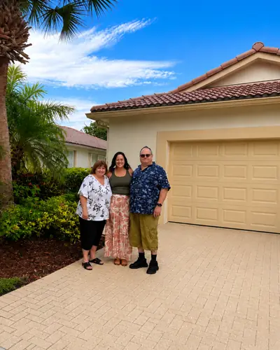 Vreeland Real Estate clients on closing day
