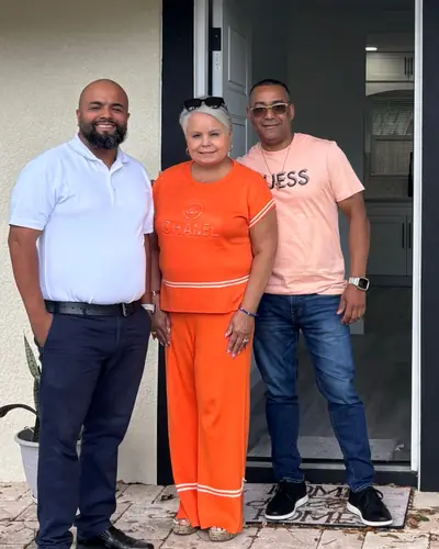 Vreeland Real Estate clients on closing day