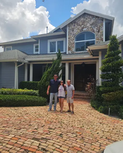 Vreeland Real Estate clients on closing day