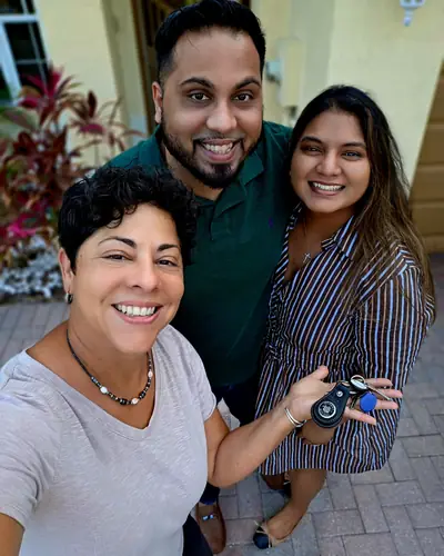 Vreeland Real Estate clients on closing day