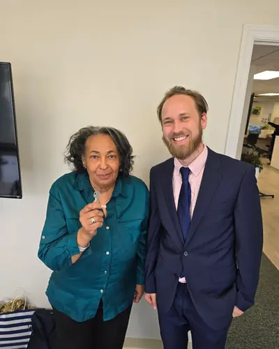 Vreeland Real Estate clients on closing day