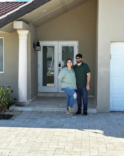 Vreeland Real Estate clients on closing day