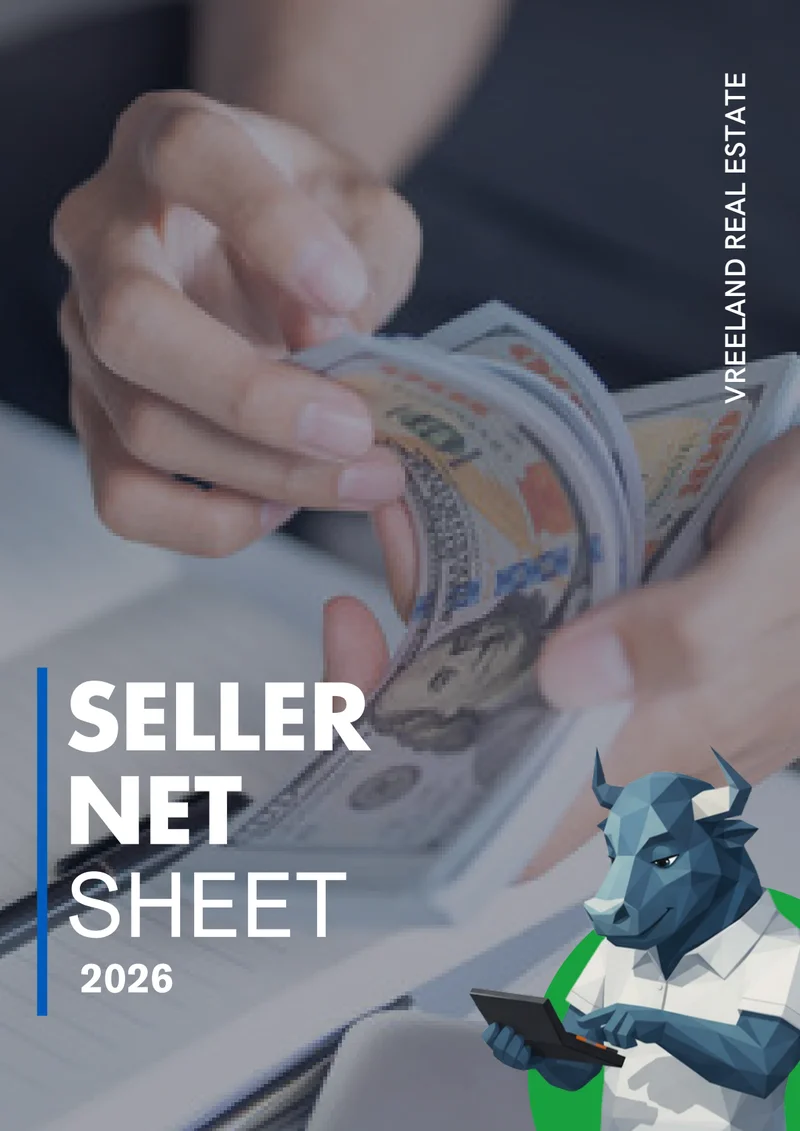 Cover of the 2026 Seller Net Sheet from Vreeland Real Estate